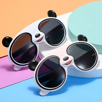 Солнцезащитные очки в форме панды с рисунком из мультфильма 